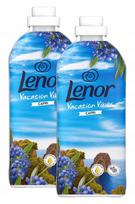 Skalbinių minkštiklis Lenor Vacation Vibes Ocean Breeze, 2 x 1,2 l, 96 skalbimų