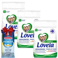 Skalbimo milteliai LOVELA Family Color, 2,1 kg, 3 vnt. + dovana