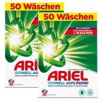 Skalbimo milteliai ARIEL Universal, 2×3 kg, 100 skalbimų, su dėmių šalinimo efektu