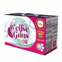 Skalbimo milteliai spalvotiems audiniams Weisse Gans, 3,5 kg