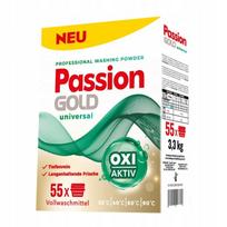 Skalbimo milteliai PASSION GOLD, 3,3 kg, 55 skalbimų, universalūs, dėžutė