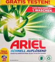 Skalbimo milteliai Ariel Universal, 1250 g, 25 skalbimų