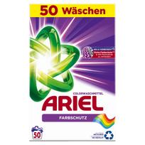 Skalbimo milteliai spalvotiems drabužiams Ariel Color, 3,25 kg, 50 skalbimų, 20–95 °C