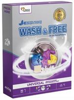 Skalbimo milteliai Wash&Free, jazminų ir levandų kvapo, 400 g