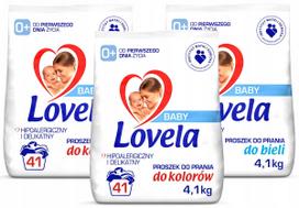 Skalbimo milteliai kūdikių drabužiams Lovela Baby, baltiems, 12,3 kg