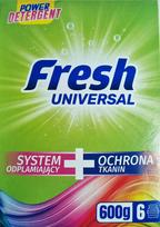 Skalbimo milteliai POWER DETERGENT Universal Fresh, 600 g, 6 skalbimams