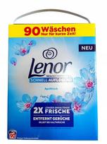 Skalbimo milteliai Lenor, universalūs, 4,5 kg, 90 skalbimų, vokiški