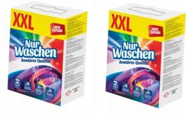 Skalbimo milteliai spalvotiems drabužiams Nur Waschen XXL, 2 x 4,62 kg, 65 skalbimų