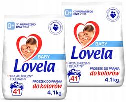 Skalbimo milteliai vaikų drabužiams Lovela Baby Colour, 8,2 kg, 82 skalbimai