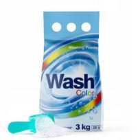 Skalbimo milteliai WASH spalvotiems drabužiams, 3 kg, spalvų apsauga