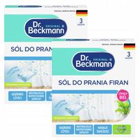 Užuolaidų skalbimo druska Dr Beckmann, 6 x 40 g
