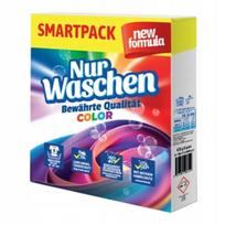 Skalbimo milteliai spalvotiems audiniams NUR WASCHEN, 420 g