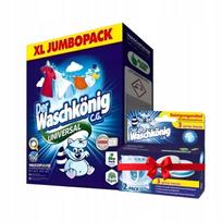 Skalbimo milteliai Waschkonig Universal 6 kg ir skalbimo mašinos valymo tabletės
