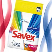 Skalbimo milteliai spalvotiems audiniams Savex, 3,6 kg, 45 skalbimai