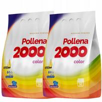 Skalbimo milteliai POLLENA 2000 COLOUR, spalvotiems audiniams, 50 skalbimų, 2 x 2,75 kg