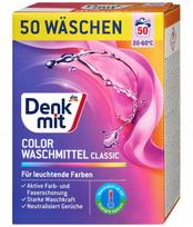 Skalbimo milteliai spalvotiems drabužiams Denkmit, 3 kg, Vokietija