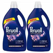 Skalbimo gelis tamsiems audiniams PERWOLL Renew Dark Bloom, 2 x 3,75 l, 150 skalbimų
