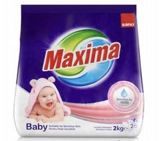 Kūdikių skalbimo milteliai SANO Maxima Baby, hipoalerginiai, 2 kg