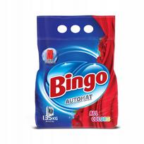 Skalbimo milteliai Bingo-Matic visų spalvų drabužiams, 1,35 kg