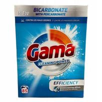 Skalbimo milteliai Gama Power Efficiency Super White, 4,675 kg, 85 skalbimų