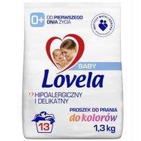Skalbimo milteliai spalvotiems kūdikių drabužiams Lovela Baby, 1,3 kg, hipoalerginiai