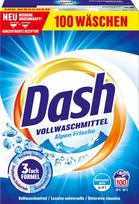 Skalbimo milteliai Dash Frische White, baltiems audiniams, 100 skalbimų