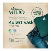 Skalbimo milteliai spalvotiems drabužiams Miljo, ekologiški, 785 g