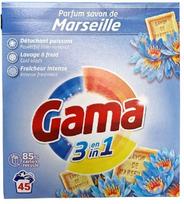 Skalbimo milteliai Gama su Marselio muilu, 2,4 kg, 45 skalbimams