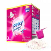 Skalbimo milteliai spalvotiems audiniams PINKY NANOWASH, 3 kg, 50 skalbimų