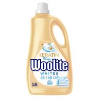 Skystas skalbiklis WOOLITE baltiems ir šviesiems audiniams su keratinu, 3,6 l, 60 skalbimų