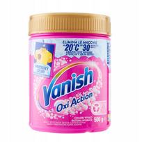 Skalbinių dėmių valiklis Vanish Oxi Action spalvotiems audiniams, 500 g