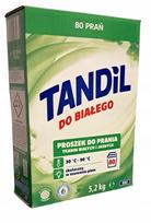 Skalbimo milteliai TANDIL baltiems audiniams, 5,2 kg, 80 skalbimų