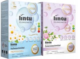 Skalbimo miltelių rinkinys LINTU COLOR+WEISS baltai ir spalvotai skalbiniams