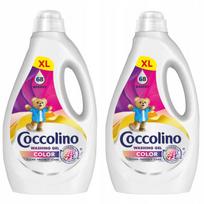 Skysti skalbimo geliai Coccolino Color, spalvotiems audiniams, 2 x 2,72 l, 136 skalbimų