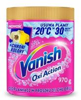 Skalbinių dėmių valiklis VANISH OXI ACTION, spalvotiems audiniams, 970 g