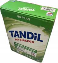 Skalbimo milteliai baltiems audiniams TANDIL, 5,2 kg, 80 skalbimų