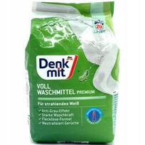Skalbimo milteliai DENKMIT baltiems drabužiams, 20 skalbimų, 1,35 kg, Vokietija