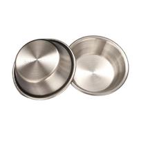 5pcs Baking Mold Stainless Steel Egg Tart Mold Round Reusable Cookie Mold Rust-proof Muffin Cake Pans Pudding gray