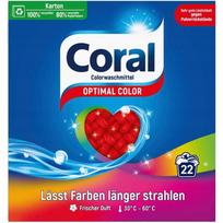 Skalbimo milteliai spalvotiems drabužiams CORAL OPTIMAL, 1,43 kg, 22 skalbimai