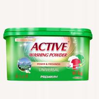 Skalbimo milteliai Active Universal, 10 kg + 12 l kibiras dovanų