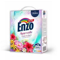 Skalbimo milteliai Deluxe Enzo Elite Ayurveda spalvotiems drabužiams, 5,5 kg, 100 skalbimų