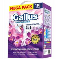 Skalbimo milteliai spalvotiems drabužiams Gallus 4in1, 6,05 kg, 110 skalbimų