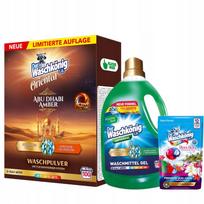 Skalbimo gelis Waschkonig 3,3 l ir spalvotiems skirti skalbimo milteliai Oriental 6 kg