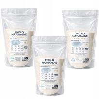 Skalbimo muilo drožlės, natūralios, 3 x 1 kg