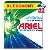 Skalbimo milteliai Ariel Alpine Fresh, 2,75 kg, 50 skalbimų