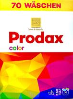 Skalbimo milteliai PRODAX COLOR, 4,55 kg, 70 skalbimų, vokiška formulė