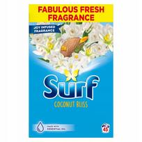 Skalbimo milteliai Surf Coconut Bliss, 2,25 kg, 45 skalbimai