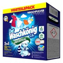 Skalbimo milteliai DER WASCHKONIG Universal, 1,95 kg, 30 skalbimų