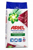 Skalbimo milteliai baltiems drabužiams Ariel Professional Alpha White Max, 15 kg