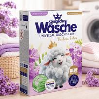 Skalbimo milteliai Königliche Wäsche Verbena Vibes, 7 kg, 116 skalbimų